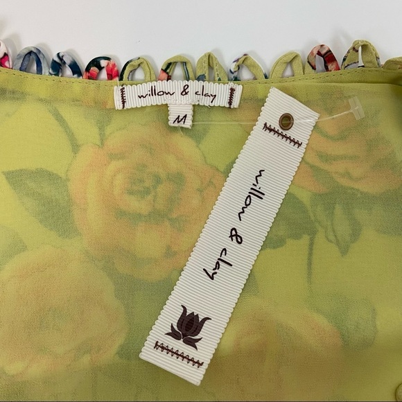 NWT Willow & Clay Ruffle Floral Maxi Dress - Picture 8 of 13